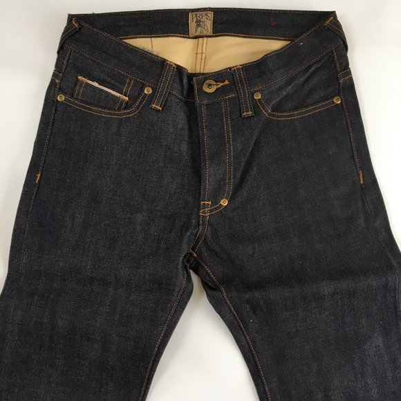 PRPS Straight 13.75 oz Raw Selvedge Button Fly Jeans Men's 29 - Picture 5 of 12